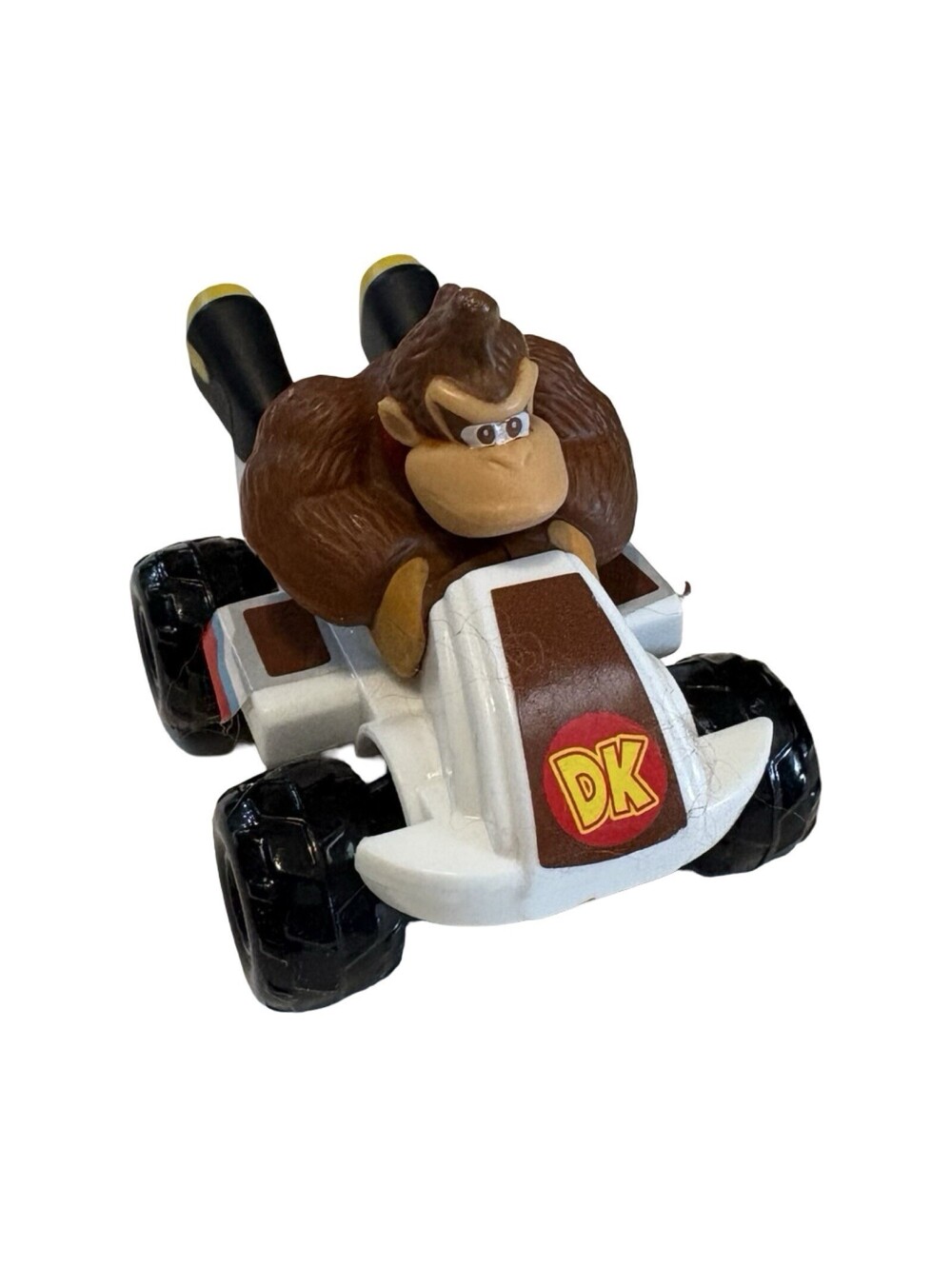 Donkey Kong Kart Happy Meal Toy McDonalds 2024 White 3 inch DK